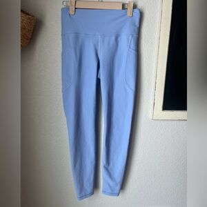 Old Navy Powersoft Light Blue High Rise Leggings